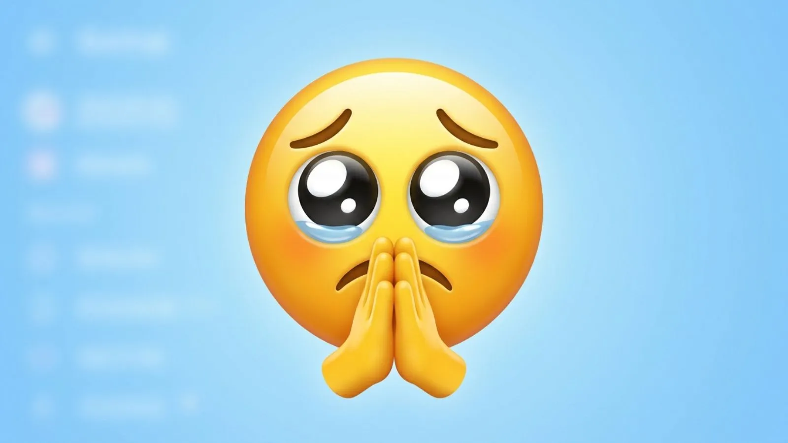 Begging Emoji