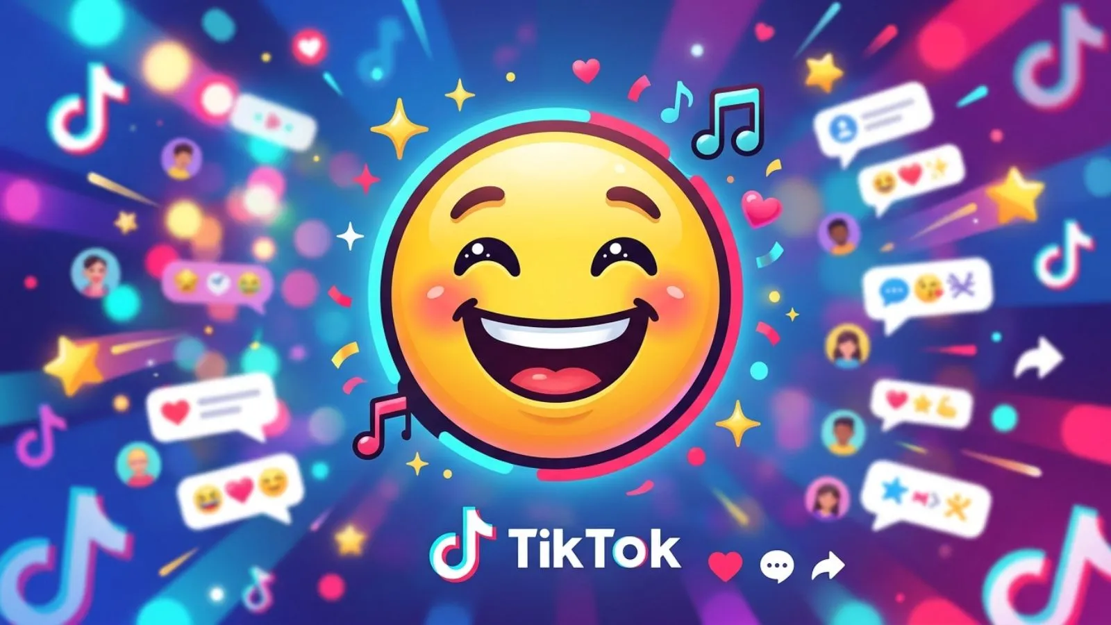 TikTok Happy Emoji